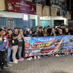 Puluhan Bikers Honda Banten Ramaikan HBD Regional Sumatera 2026 di Lampung